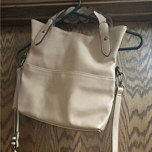 Chic Cream Handbag